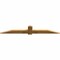 Ekena Millwork Eugene Rough Sawn Timber Gable Bracket, Western Red Cedar, 84"W x 14"H x 2"D x 6"F, 4/12 Pitch GBW084X14X0206EUG00RWR - alternate 2